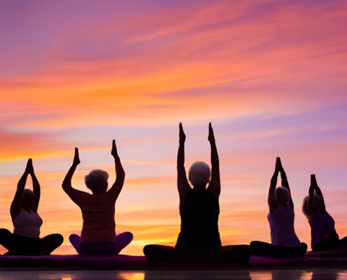 Yoga für ältere Menschen
